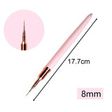 Maxbell Nail Art Brushes Nail Drawing Brush for Thin Details Long Lines Fine Drawing 8mm