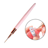 Maxbell Nail Art Brushes Nail Drawing Brush for Thin Details Long Lines Fine Drawing 12mm