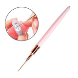Maxbell Nail Art Brushes Nail Drawing Brush for Thin Details Long Lines Fine Drawing 20mm