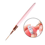 Maxbell Nail Art Brushes Nail Drawing Brush for Thin Details Long Lines Fine Drawing 20mm