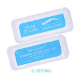 Maxbell 2x Eyebrow Fixative Fashion Makeup Eyebrow Lift Kit for Salon Home Use Women