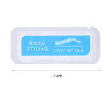 Maxbell 2x Eyebrow Fixative Fashion Makeup Eyebrow Lift Kit for Salon Home Use Women