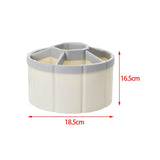Maxbell Rotating Pen Holder Makeup Brush Storage Organizer Large Capacity for School White