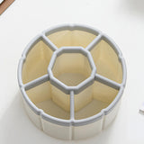 Maxbell Rotating Pen Holder Makeup Brush Storage Organizer Large Capacity for School White