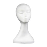 Maxbell Foam Mannequin Head Wig Display Mannequin Head Lightweight Manikin Foam Head Style A