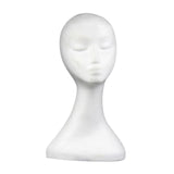 Maxbell Foam Mannequin Head Wig Display Mannequin Head Lightweight Manikin Foam Head Style A