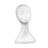 Maxbell Foam Mannequin Head Wig Display Mannequin Head Lightweight Manikin Foam Head Style A