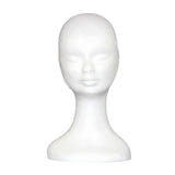 Maxbell Foam Mannequin Head Wig Display Mannequin Head Lightweight Manikin Foam Head Style B