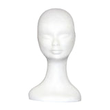 Maxbell Foam Mannequin Head Wig Display Mannequin Head Lightweight Manikin Foam Head Style B