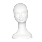 Maxbell Foam Mannequin Head Wig Display Mannequin Head Lightweight Manikin Foam Head Style B