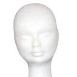 Maxbell Foam Mannequin Head Wig Display Mannequin Head Lightweight Manikin Foam Head Style B