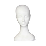 Maxbell Foam Mannequin Head Wig Display Mannequin Head Lightweight Manikin Foam Head Style C