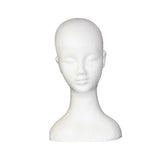 Maxbell Foam Mannequin Head Wig Display Mannequin Head Lightweight Manikin Foam Head Style C