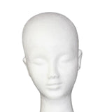 Maxbell Foam Mannequin Head Wig Display Mannequin Head Lightweight Manikin Foam Head Style C