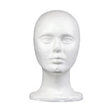 Maxbell Foam Mannequin Head Wig Display Mannequin Head Lightweight Manikin Foam Head Style D