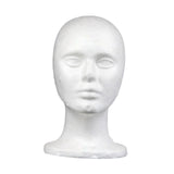 Maxbell Foam Mannequin Head Wig Display Mannequin Head Lightweight Manikin Foam Head Style D