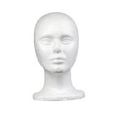 Maxbell Foam Mannequin Head Wig Display Mannequin Head Lightweight Manikin Foam Head Style D