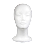 Maxbell Foam Mannequin Head Wig Display Mannequin Head Lightweight Manikin Foam Head Style F