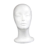 Maxbell Foam Mannequin Head Wig Display Mannequin Head Lightweight Manikin Foam Head Style F