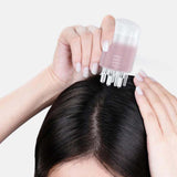 Maxbell Scalp Applicator Comb 4ml Hair Oil Applicator Bottle for Serum Essential Oil White