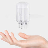Maxbell Scalp Applicator Comb 4ml Hair Oil Applicator Bottle for Serum Essential Oil White