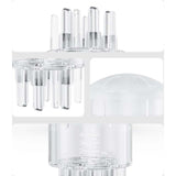 Maxbell Scalp Applicator Comb 4ml Hair Oil Applicator Bottle for Serum Essential Oil White