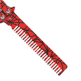 Maxbell Practice Butterfly Comb Trainer Training Comb for Beginner Practice Training Red