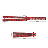 Maxbell Practice Butterfly Comb Trainer Training Comb for Beginner Practice Training Red