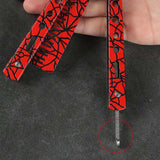 Maxbell Practice Butterfly Comb Trainer Training Comb for Beginner Practice Training Red