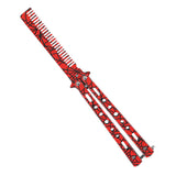 Maxbell Practice Butterfly Comb Trainer Training Comb for Beginner Practice Training Red