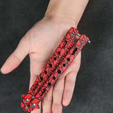 Maxbell Practice Butterfly Comb Trainer Training Comb for Beginner Practice Training Red