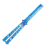 Maxbell Practice Butterfly Comb Trainer Training Comb for Beginner Practice Training Blue