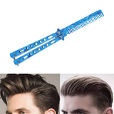 Maxbell Practice Butterfly Comb Trainer Training Comb for Beginner Practice Training Blue