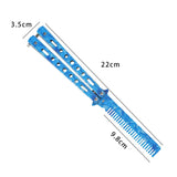 Maxbell Practice Butterfly Comb Trainer Training Comb for Beginner Practice Training Blue