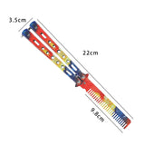 Maxbell Practice Butterfly Comb Trainer Training Comb for Beginner Practice Training Colorful