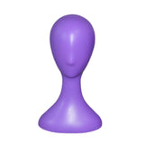 Maxbell Mannequin Head Display Durable Wig Head Display Display Hair Hats Hairpieces Purple