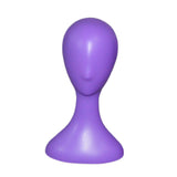 Maxbell Mannequin Head Display Durable Wig Head Display Display Hair Hats Hairpieces Purple