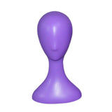 Maxbell Mannequin Head Display Durable Wig Head Display Display Hair Hats Hairpieces Purple