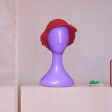 Maxbell Mannequin Head Display Durable Wig Head Display Display Hair Hats Hairpieces Purple