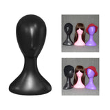 Maxbell Mannequin Head Display Durable Wig Head Display Display Hair Hats Hairpieces Black