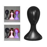 Maxbell Mannequin Head Display Durable Wig Head Display Display Hair Hats Hairpieces Black