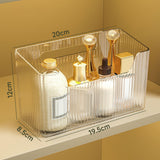 Maxbell Bathroom Storage Box Organizing Countertop for Work Supplies Kitchen Bedroom White