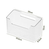 Maxbell Bathroom Storage Box Organizing Countertop for Work Supplies Kitchen Bedroom White