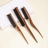 Maxbell 3 Pieces Teasing Brush Set Slick Brush Set for Smoothing Fashion Styling Men