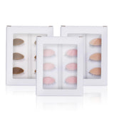 Maxbell 6Pcs Replacement Eyelids Teaching Removable Eyelids Eyelash Practice Eyelids color 1