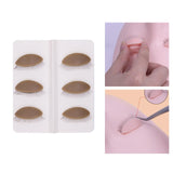 Maxbell 6Pcs Replacement Eyelids Teaching Removable Eyelids Eyelash Practice Eyelids color 1