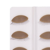 Maxbell 6Pcs Replacement Eyelids Teaching Removable Eyelids Eyelash Practice Eyelids color 1