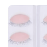 Maxbell 6Pcs Replacement Eyelids Teaching Removable Eyelids Eyelash Practice Eyelids color 3