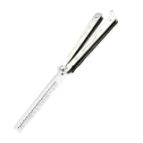 Maxbell Butterfly Comb Hair Styling Tool Unsharpened Foldable Training Comb White