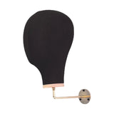 Maxbell Manikin Head Smooth Durable for Beginner Shopping Mall Barbershop Shop Props Black
